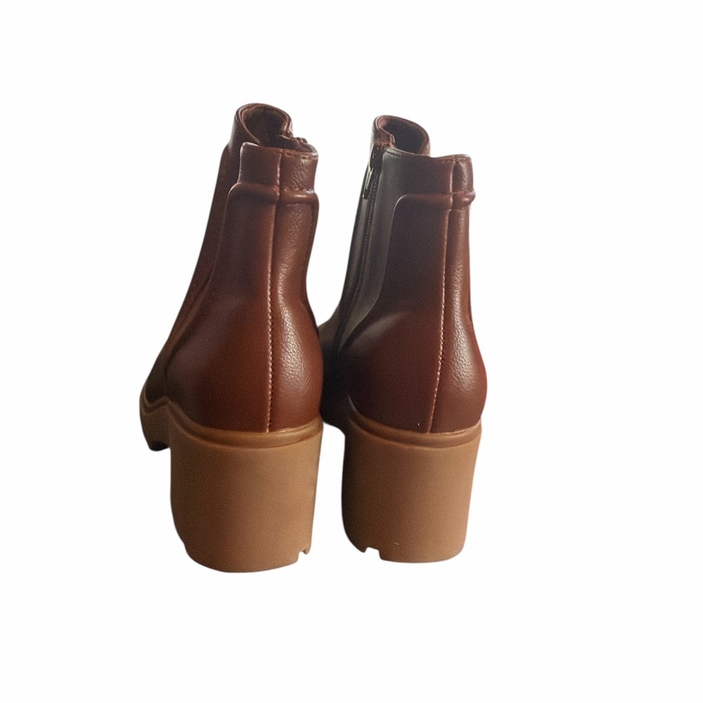 Bare Traps 7.5 Draya Chelsea Boot Leather Wore 1x Brown - Picture 4 of 6